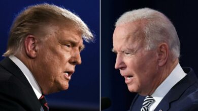 Donald Trump critique sévèrement le président Biden dans un discours - Donald Trump