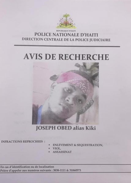 Assassinat d'Evelyne Sincère: Avis de recherche lancé contre le suspect Joseph Obed -