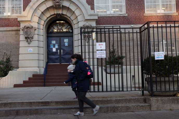 New York, école Fermeture