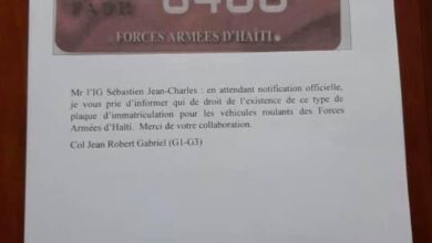 Nouvelles plaques d'immatriculation pour les FAD'H - FADH