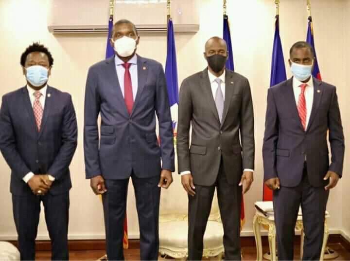 Rencontre entre Jovenel Moïse et le bureau du Sénat : Joseph Lambert rapporte - Constitution, Joseph Lambert, Jovenel Moïse, mandat, Palais national, Senat