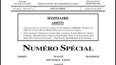 Présidence : Les trois juges à la Cour de Cassation choisis par l'opposition, mis à la retraite par Jovenel Moïse - Yvickel Dabrézil