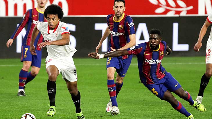 Défaite du Barça face au Seville Samuel Umtiti reproché sur les deux buts - Barça, FC Barcelone, Seville