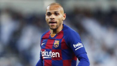 L’attaquant Danois Martin Braithwaite, le nouveau chouchou du Barça - Barça