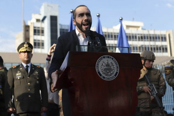 Le président Nayib Bukele. ©SALVADOR MELENDEZ, ARCHIVES ASSOCIATED PRESS