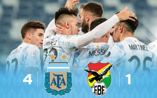 Copa America: Avec 2 buts de L. Messi, l'Argentine s'offre la tête de son groupe - Argentine, Copa America