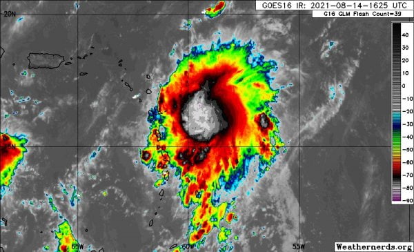 La tempête tropicale Grace pourrait frapper Haïti entre lundi et mardi prochain -