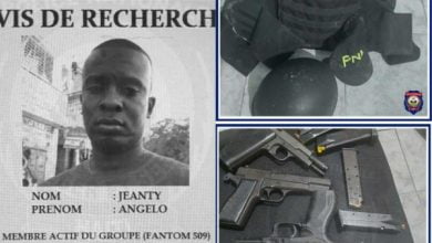 Angelo Jeanty, membre de Fantom 509 et présumé assassin de l'agent-UDMO Mystal Pierre Richard, arrêté (police)  - Fantom 509