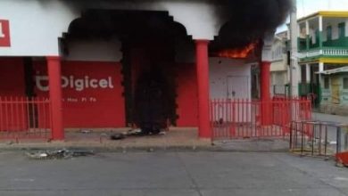 Un bureau de la compagnie Digicel incendié à Jérémie  - protestation