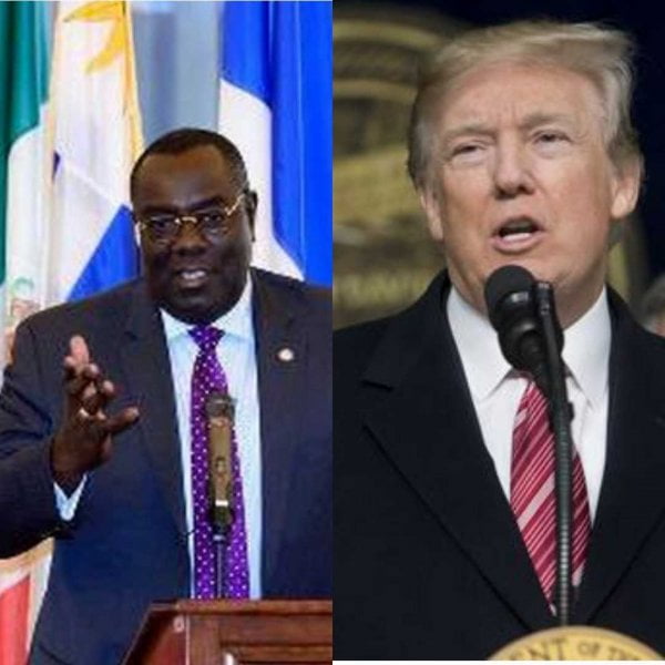 L’Ambassadeur d'Haïti à Washington, Bocchit Edmond, condamne les déclarations racistes de l’ex président américain Donald Trump - Donald Trump, migrants haïtiens