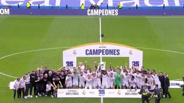 Le Real Madrid remporte son 35ème Liga - Football, Real Madrid, Sport