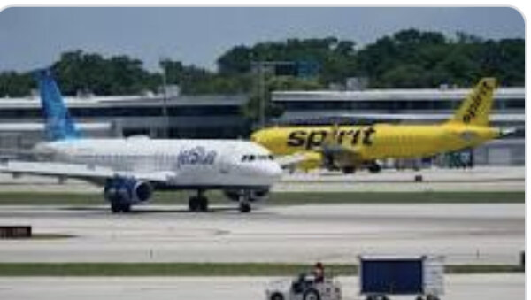 Accord sur l'acquisition de la Compagnie de Spirit Airlines par JetBlue pour 3,8 milliards de dollars - 400 Mawozo, accord Montana, BRH