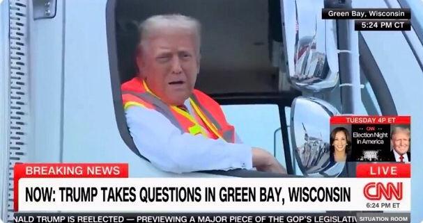 Campagne électorale : Trump tourne Biden en dérision sur un camion poubelle - Donald Trump, Joe Biden