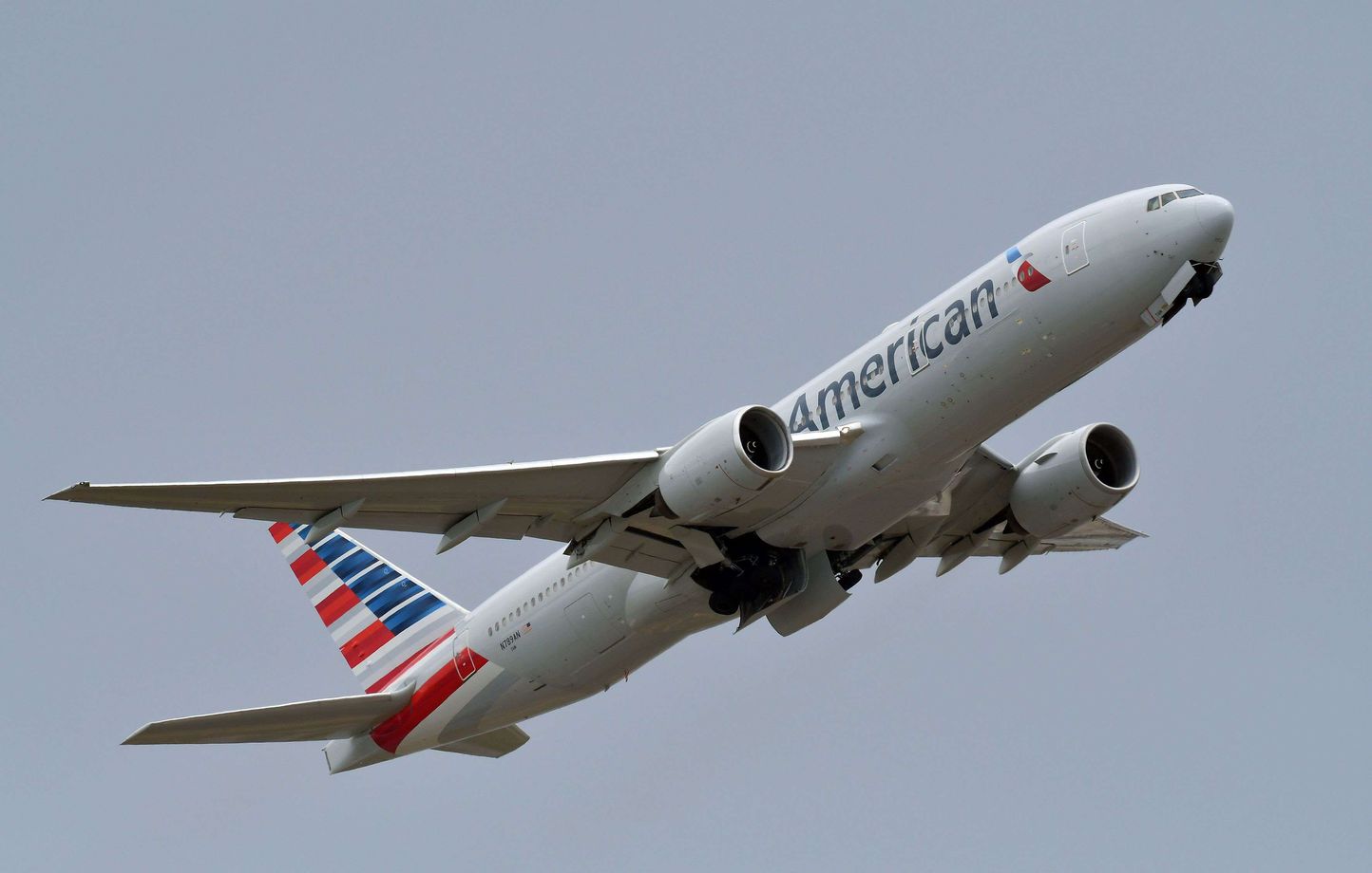 1444x920 Mandatory Credit Photo By Massimo Insabato Shutterstock 13878676an Boeing 777 300 Er American Airlines Aircraft To Fiumicino Airport Fiumicino Italy April 18th 2023 Aircraft To Fiumicino